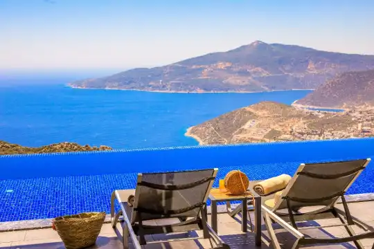 Villa Kalkan Gardenya Deniz Manzaralı Lüks Villa 