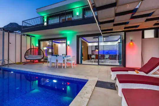 Villa Sılam Kalkan Kördere' de Deniz Manzaralı Villa